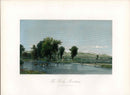 Picturesque American 1872 Rocky Mountains Original Print