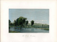 Picturesque American 1872 Rocky Mountains Original Print