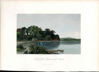 Picturesque American 1872 Hudson, Moodna Original Print