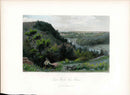 Picturesque American 1872 East Rock New Haven Original