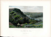 Picturesque American 1872 East Rock New Haven Original