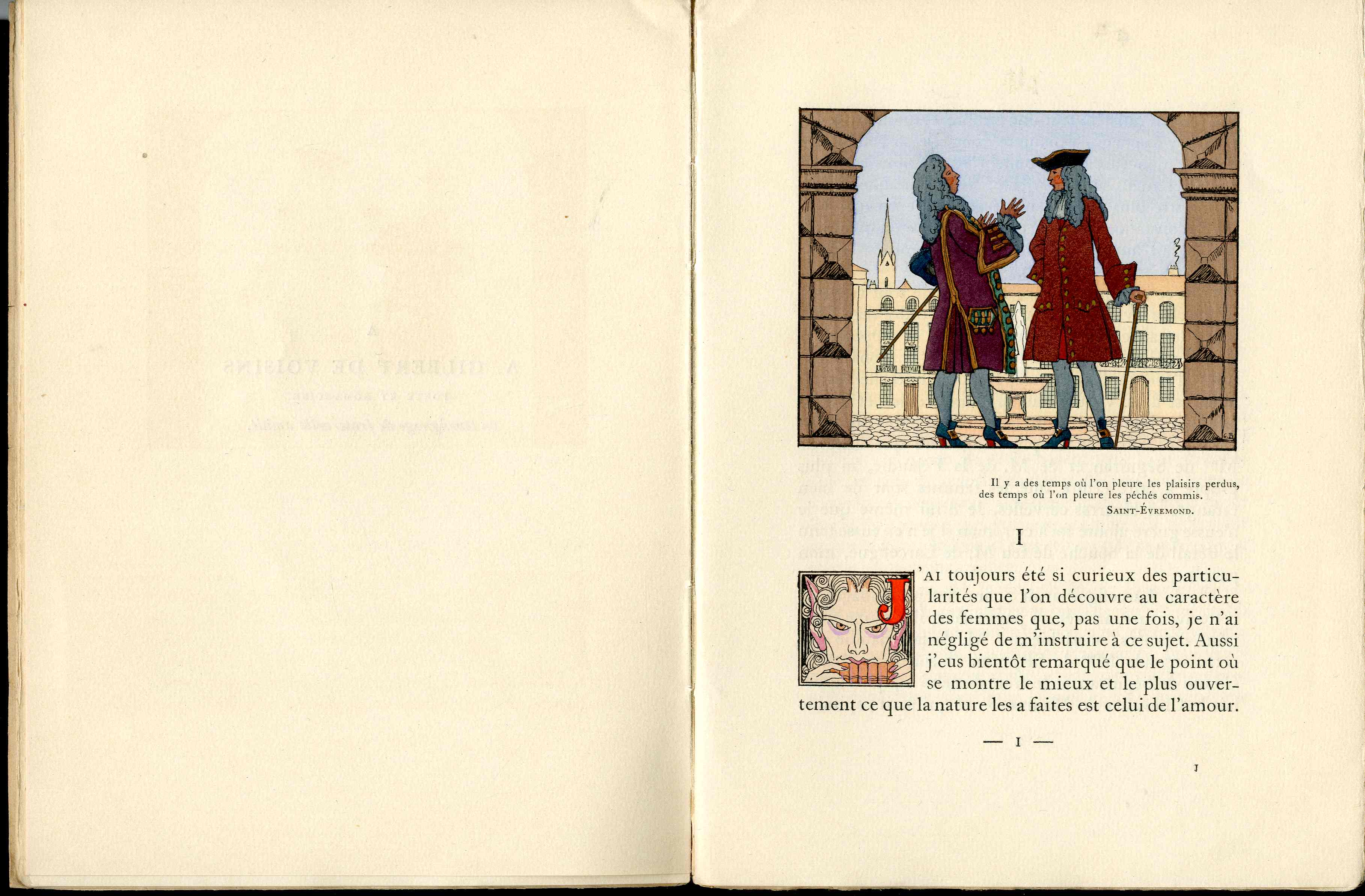 La Pecheresse by Henri De Regnier Color & Black & White Illustrations by George Barbier - Panteek Antique Prints