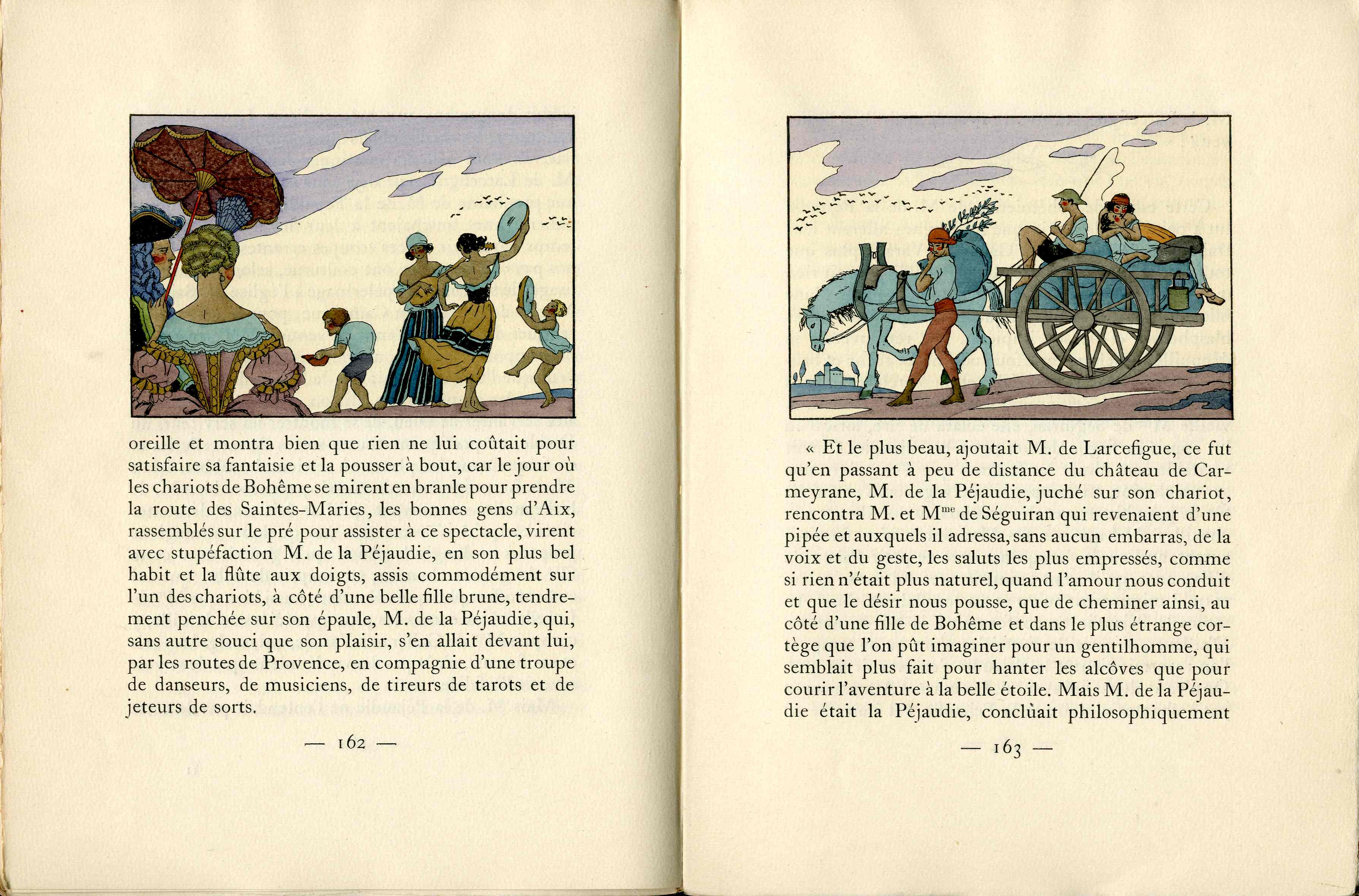 La Pecheresse by Henri De Regnier Color & Black & White Illustrations by George Barbier - Panteek Antique Prints