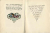 La Pecheresse by Henri De Regnier Color & Black & White Illustrations by George Barbier - Panteek Antique Prints