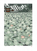 Rei (Ray) Morimura Lotus Pond Original Woodblock Print