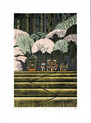 Ray Morimura Original Woodblock Spring Evening 2003