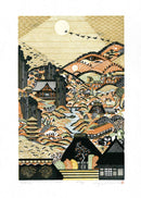 Rei (Ray) Morimura Japanese Print Three Mountains of Dewa 2003 - Panteek Antique Prints