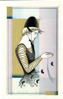 Ryusei Okamoto Original Woodblock Time Goes By - Panteek Antique Prints