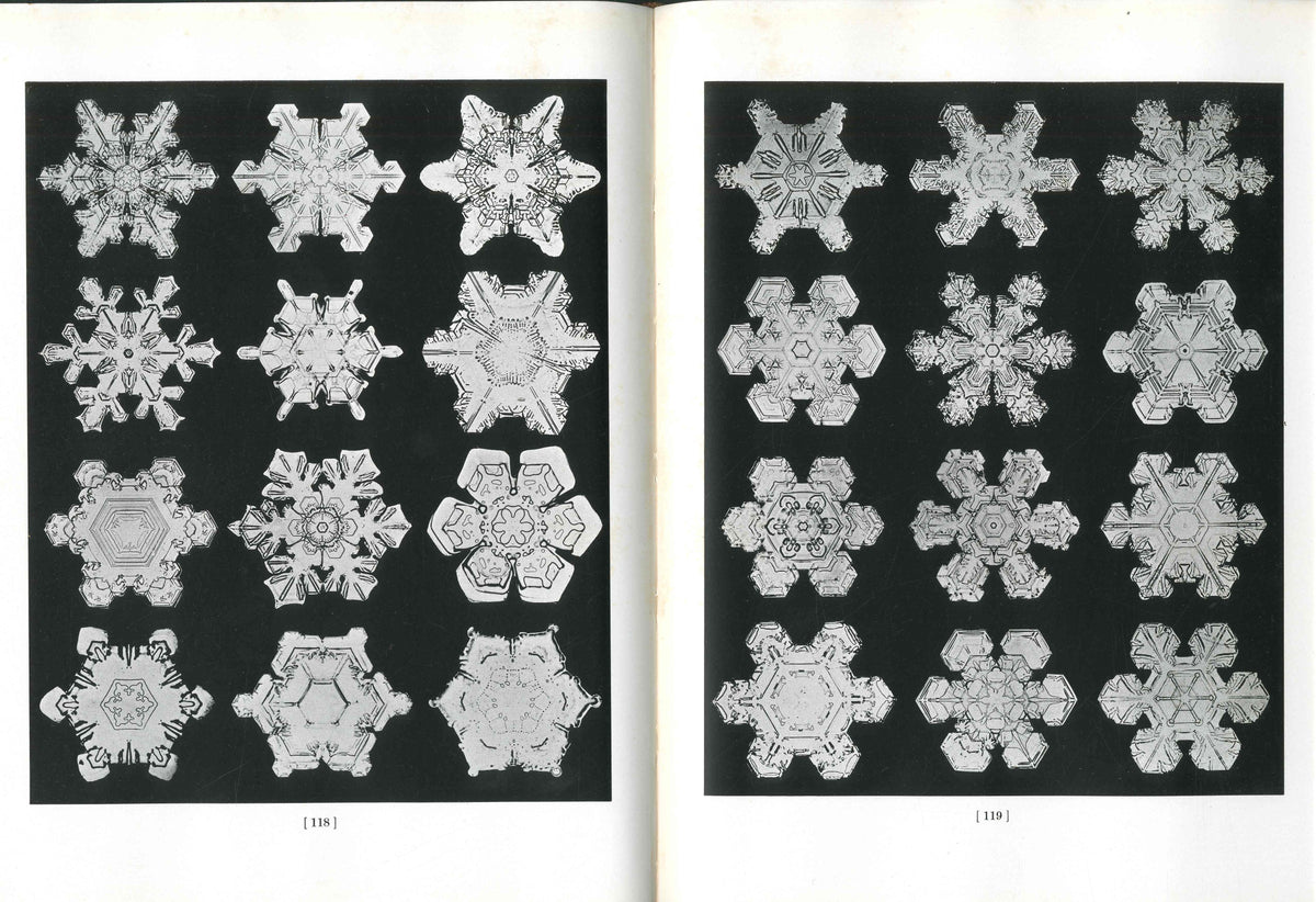 Snow Crystals Book by Bentley 1931 Original First Edition