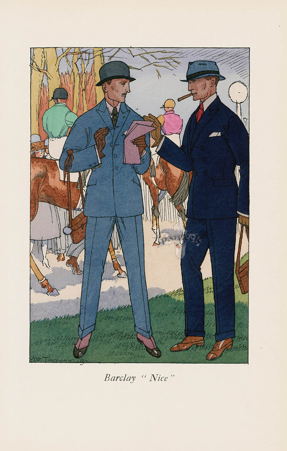 1919 Umberto Brunelleschi La Guirlande Barclay Nice, Taquoy