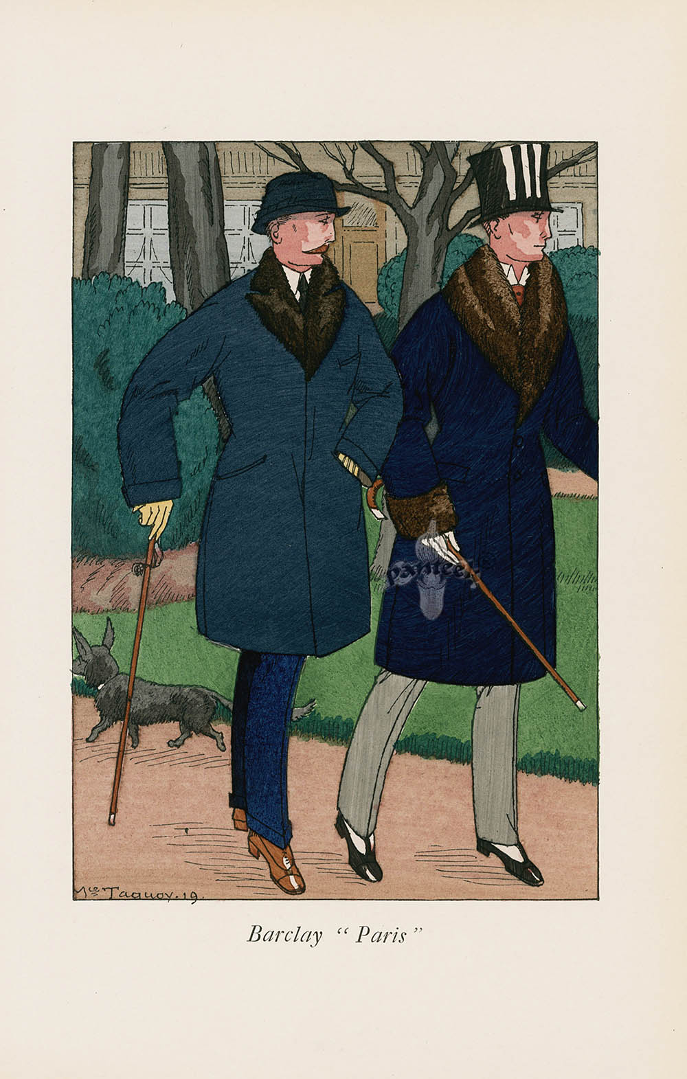 1919 Umberto Brunelleschi La Guirlande Barclay Paris, Taquoy