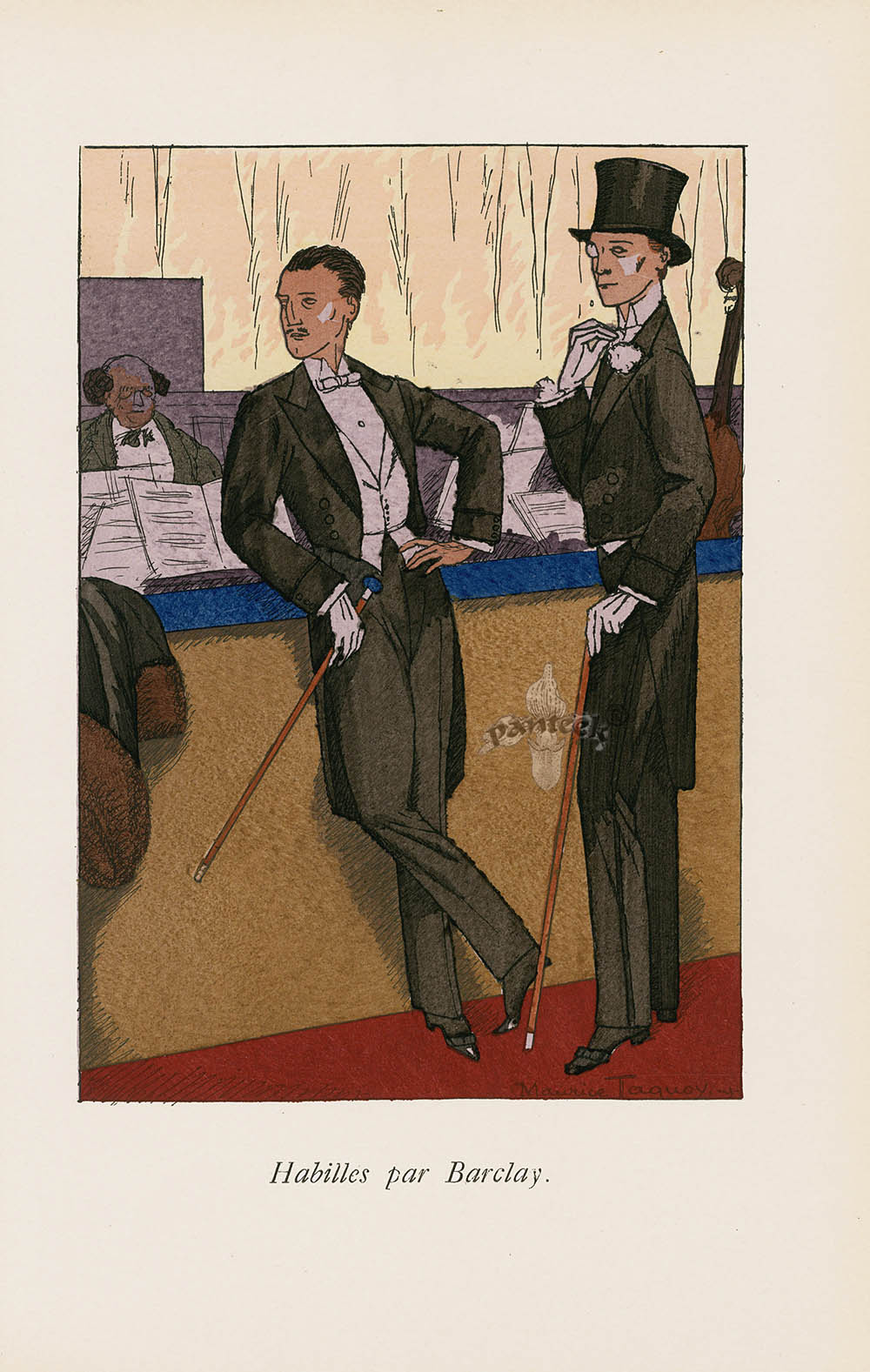 1919 Umberto Brunelleschi La Guirlande Barclay, Taquoy