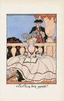 1919 Umberto Brunelleschi La Guirlande La Leçon, Barbier - Panteek Antique Prints