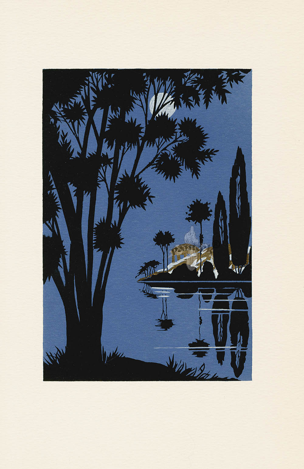 La Guirlande 1919 Art Deco Pochoir Umberto Brunelleschi | Panteek
