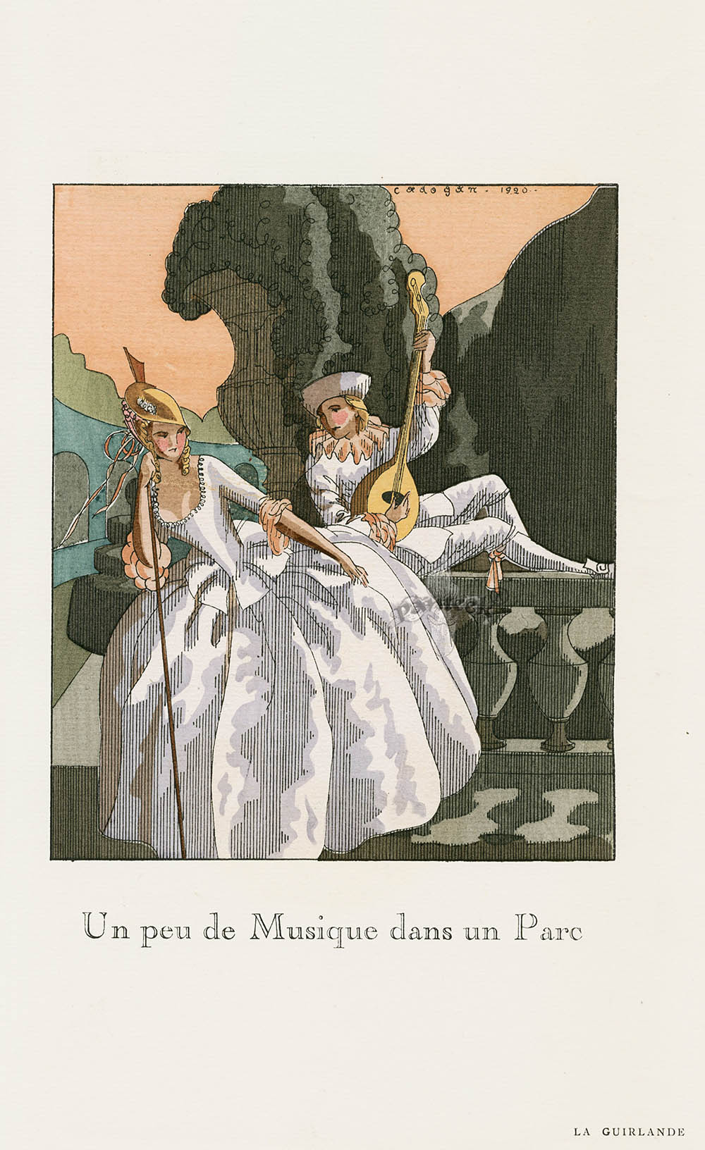 1919 Umberto Brunelleschi La Guirlande Musique, Cadogan