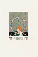 1919 Umberto Brunelleschi La Guirlande Title Page - Panteek Antique Prints