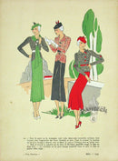 1920 Tres Parisien French Fashion Magazine Creations Sport, Country Attire - Panteek Antique Prints
