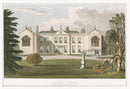 Ackermann Architecture Original Aquatint Bishops Court, Home Lord Graves - Panteek Antique Prints