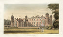 Ackermann Architecture Original Aquatint Cobham Hall, Earl Darnley - Panteek Antique Prints