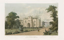 Ackermann Architecture Original Aquatint Colcorton Hall, Sir Beaumont - Panteek Antique Prints