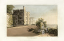 Ackermann Architecture Original Aquatint Dunster Castle - Panteek Antique Prints