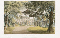 Ackermann Architecture Original Aquatint Holly Grove, Broadhead Esq - Panteek Antique Prints