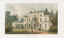 Ackermann Architecture Original Aquatint Wimbledon, Mrs. Marriott - Panteek Antique Prints
