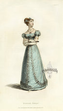 Ackermann's Repository Fashion Prints 1825 Dinner Dress - Panteek Antique Prints