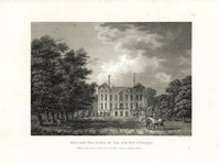 Angus English Stately Homes Original Print Addescombe Place, Surry - Panteek Antique Prints