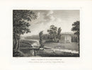 Angus English Stately Homes Original Print Armston, Herefordshire - Panteek Antique Prints