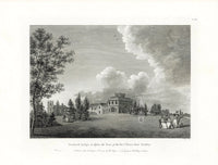 Angus English Stately Homes Original Print Bradwell Lodge, Essex - Panteek Antique Prints