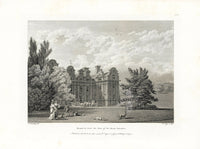 Angus English Stately Homes Original Print Broome, Kent - Panteek Antique Prints