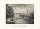 Angus English Stately Homes Original Print Busbridge, Surry - Panteek Antique Prints