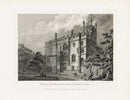 Angus English Stately Homes Original Print Deanery, Som. - Panteek Antique Prints