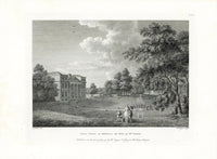 Angus English Stately Homes Original Print Grove House, Middlesex - Panteek Antique Prints