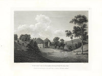 Angus English Stately Homes Original Print Nettlecombe Court, Som. - Panteek Antique Prints