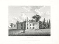 Angus English Stately Homes Original Print Sheffield-Place - Panteek Antique Prints