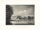 Angus English Stately Homes Original Print Sion House, Middlesex - Panteek Antique Prints