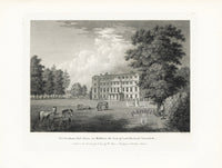 Angus English Stately Homes Original Print Twickenham Park House, Middx - Panteek Antique Prints