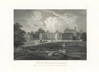 Angus English Stately Homes Original Print Whitley Court, Worcs. - Panteek Antique Prints