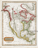 Antique Maps of the World, America, Arctic 1690, N. America Pub. 1817 - Panteek Antique Prints