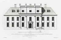 Architecture Stately Homes Vitruvius Britannicus Cobham Hall 1715 - Panteek Antique Prints
