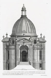 Architecture Stately Homes Vitruvius Britannicus Duke of Kents 1715 - Panteek Antique Prints