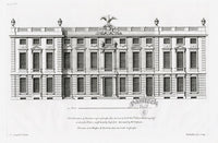 Architecture Stately Homes Vitruvius Britannicus Durham house 1715 - Panteek Antique Prints