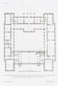 Architecture Stately Homes Vitruvius Britannicus Grimsthorp 1715 - Panteek Antique Prints