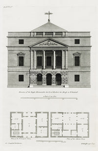 Architecture Stately Homes Vitruvius Britannicus Herbert 1715 - Panteek Antique Prints