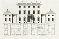 Architecture Stately Homes Vitruvius Britannicus Hotham 1715 - Panteek Antique Prints