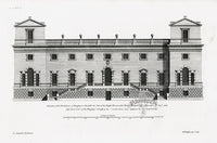 Architecture Stately Homes Vitruvius Britannicus Houghton N. 1715 - Panteek Antique Prints