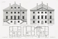 Architecture Stately Homes Vitruvius Britannicus Twittenham 1715 - Panteek Antique Prints