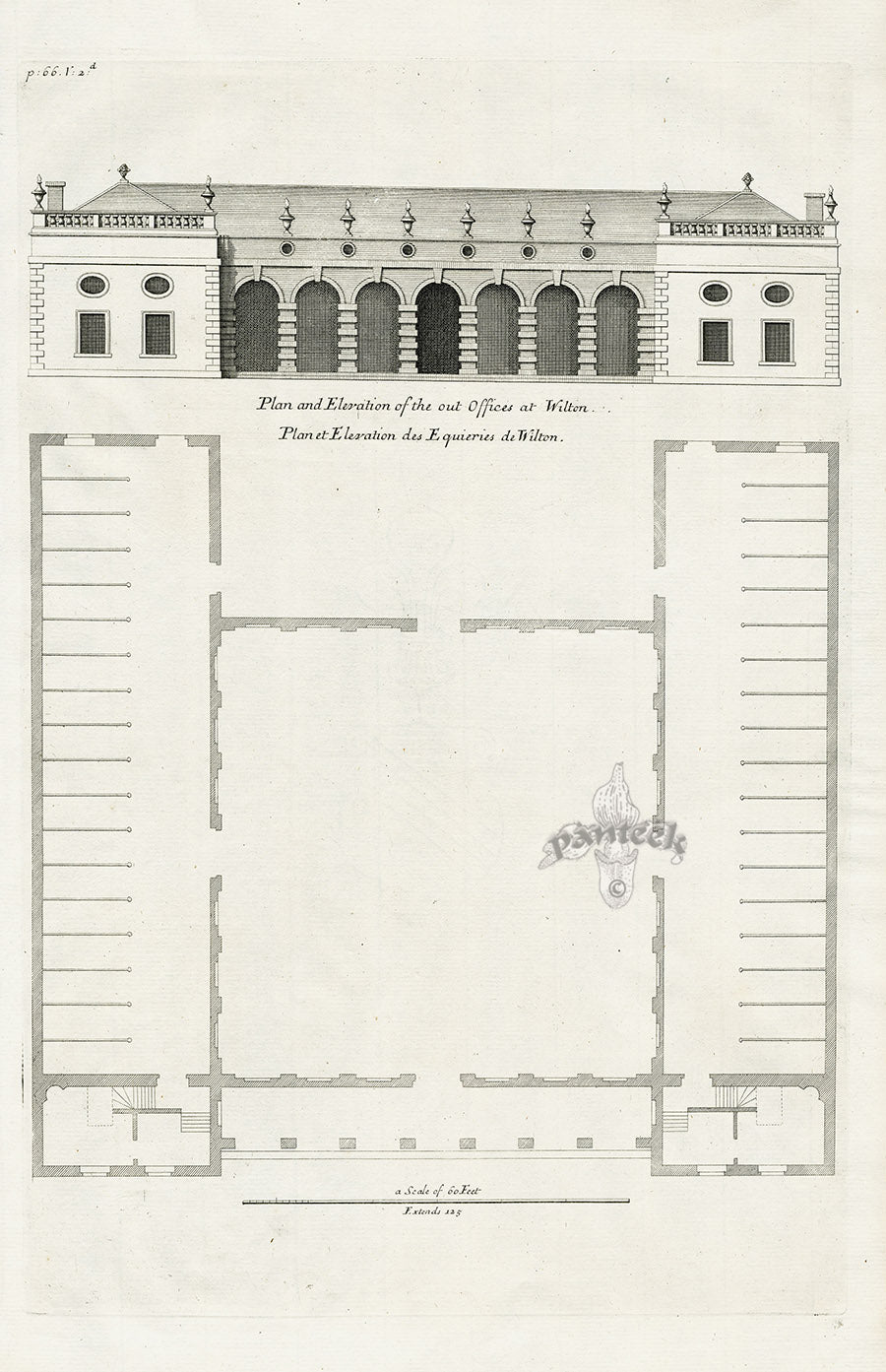 Architecture Stately Homes Vitruvius Britannicus Wilton Offices 1715